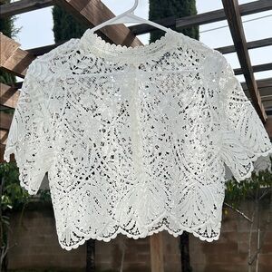 Generation Love White Lace Blouse
